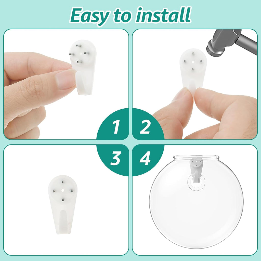 Wall-Mounted Glass Eco Planter – Oval