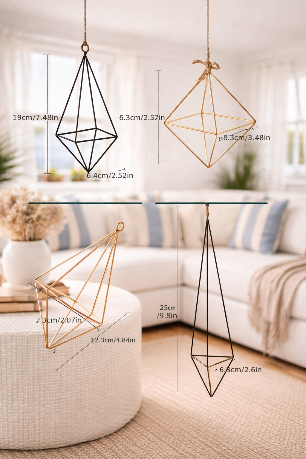 Suspended Air Plant Holder