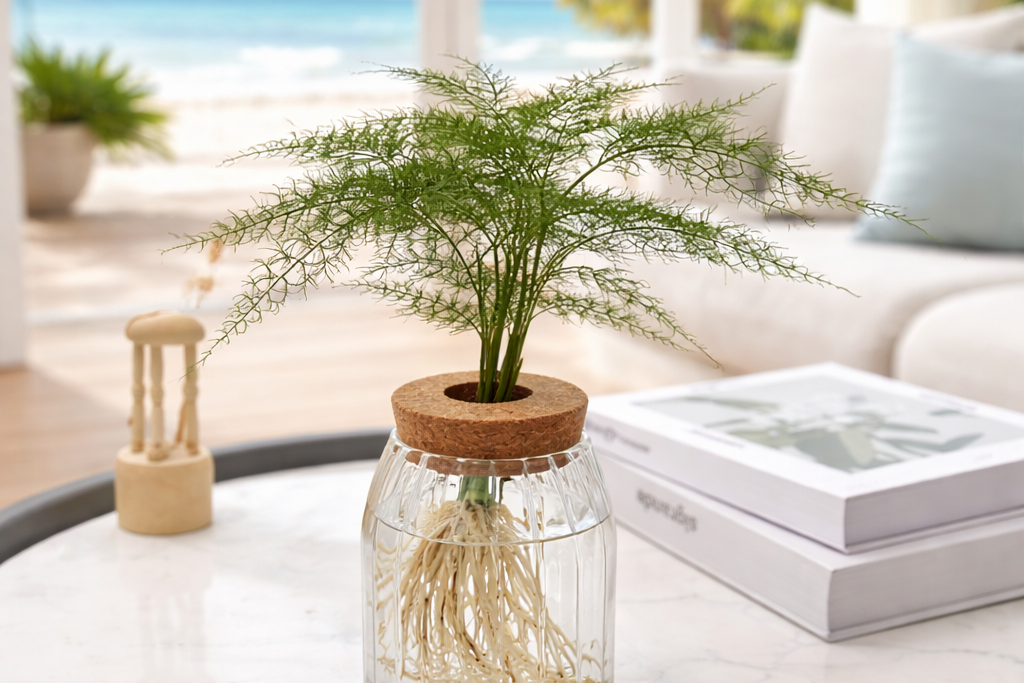 Eco Fluted Glass Vase