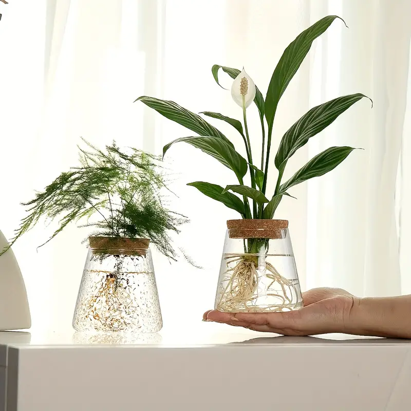 Cylindrical Eco Glass Planter - Smooth