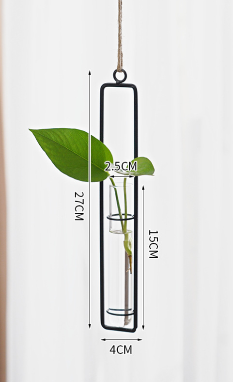 Suspended Hydro Glass Planter - Framed