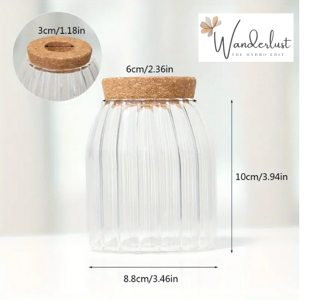 Eco Fluted Glass Vase
